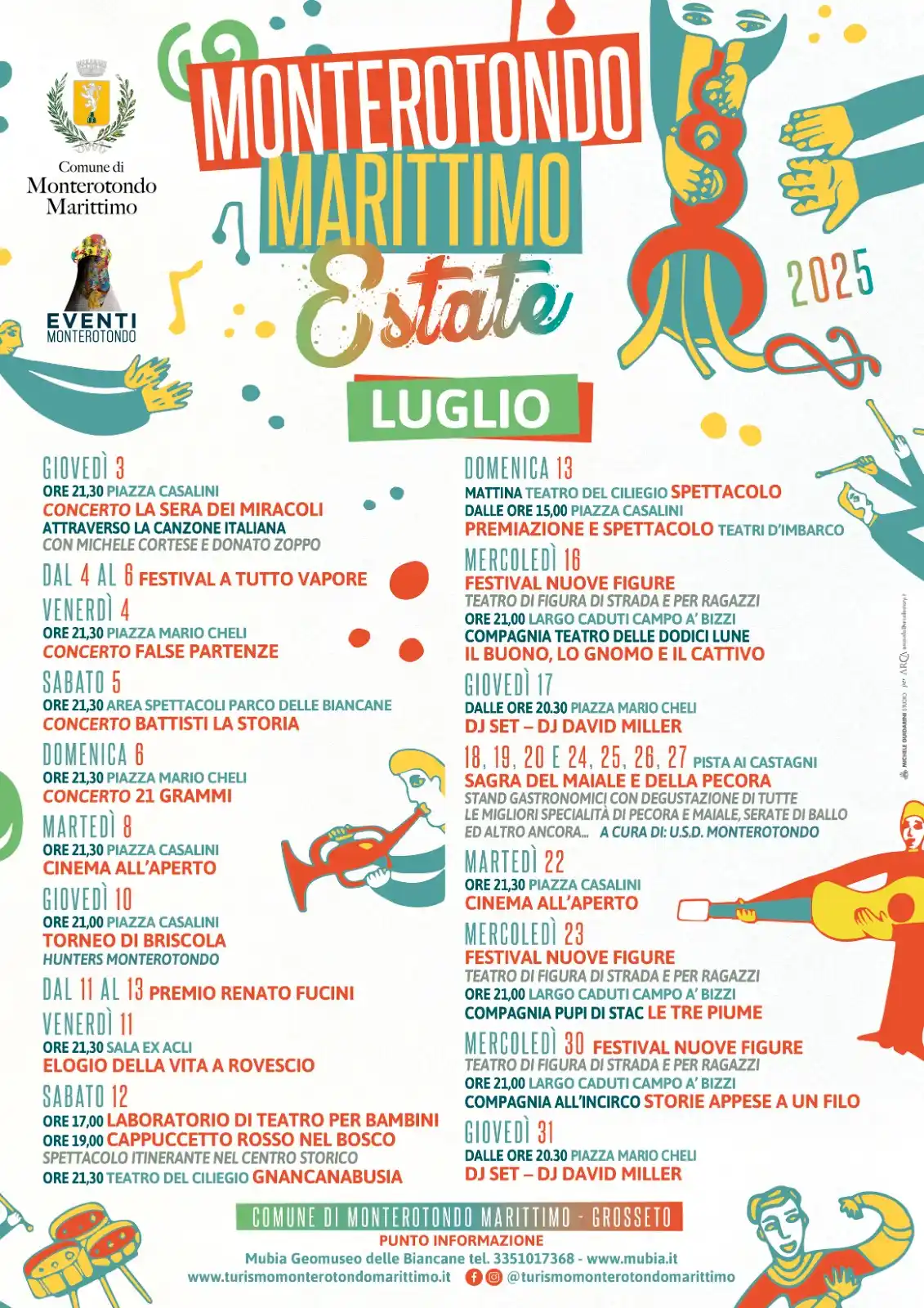 Image from Comune di Monterotondo Marittimo: Estate speciale a Monterotondo Marittimo ✨ Musica, spettacoli, cultura...