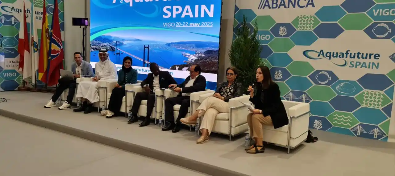Image from Chamber of Aquaculture Ghana: Fantastic AQUAFUTURE SPAIN 2025 moments! Seeing our CEO, JACOB DOE AD...