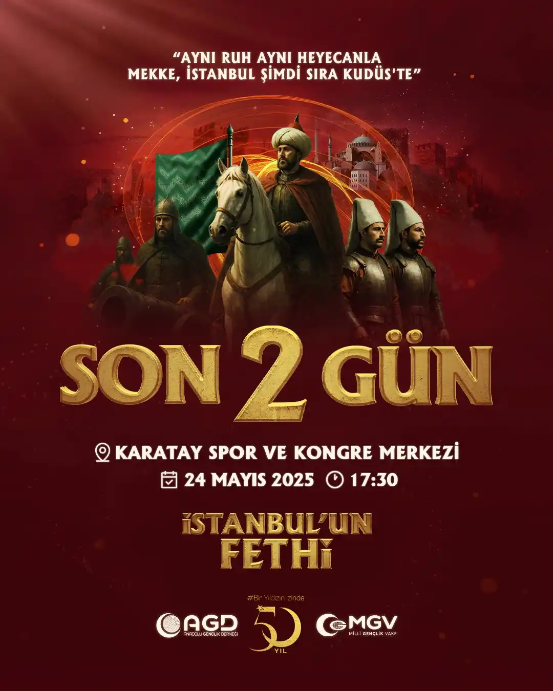 Image from AGD İstanbul: 📌Fethin Heyecanına Son 2 Gün ⏳ İstanbul'un Fethi 572. Yıl 📍Konya -...