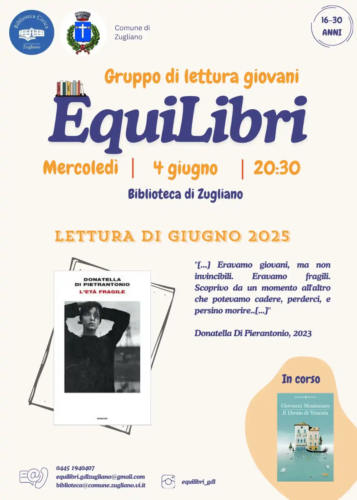 Image from Comune di Zugliano: ๐๐๐ฟ๐๐ฝ๐ฝ๐ผ ๐ฑ๐ถ ๐๐ฒ๐๐๐๐ฟ๐ฎ ๐ด๐ถ๐ผ๐๐ฎ๐ป๐ถ "๐๐พ๐๐ถ๐๐ถ๐ฏ๐ฟ๐ถ"...