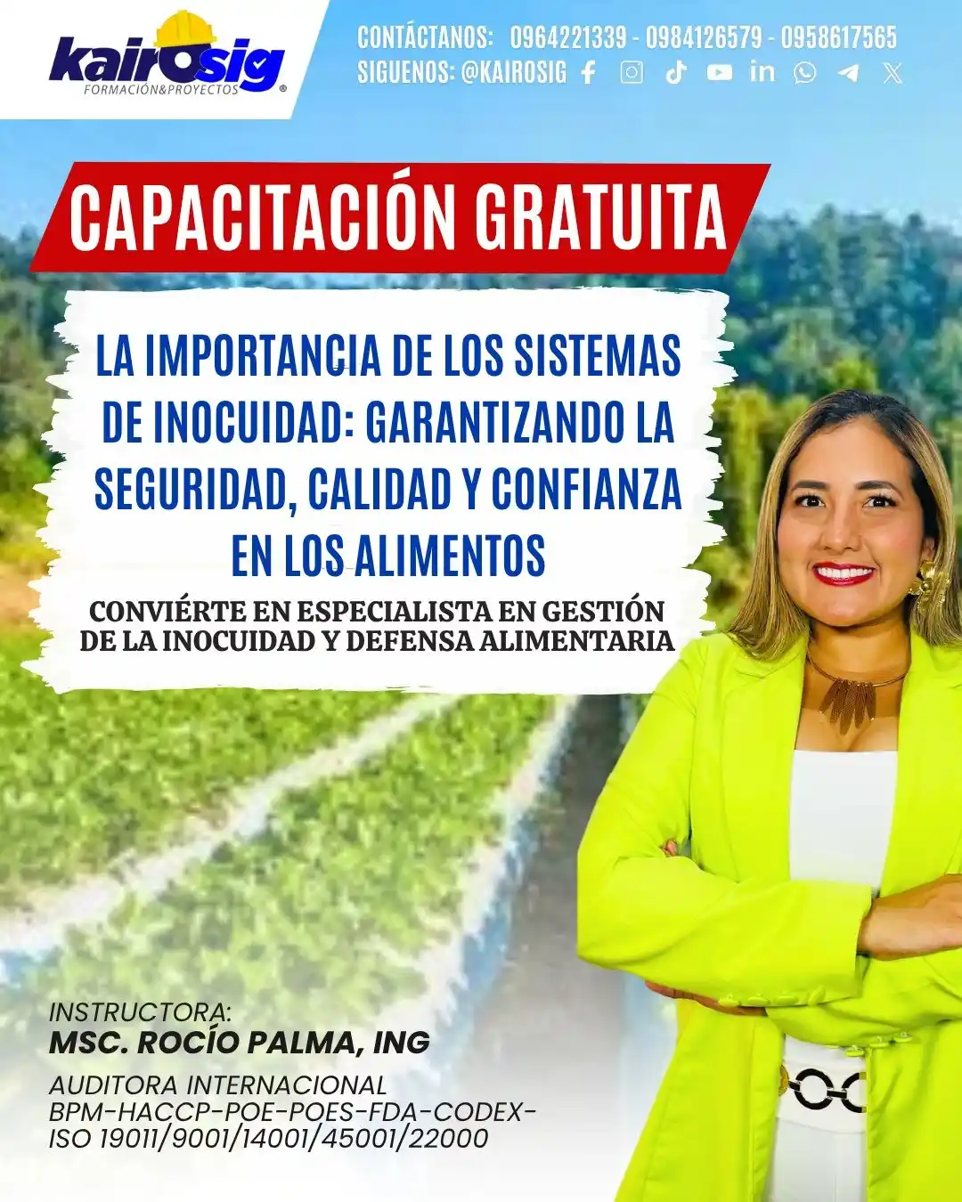 Image from Kairosig Formación & Proyectos: *📆 Hoy Miércoles 28 de mayo | 7:00 PM* *🎓 Capacitación Gratuita* *“C...