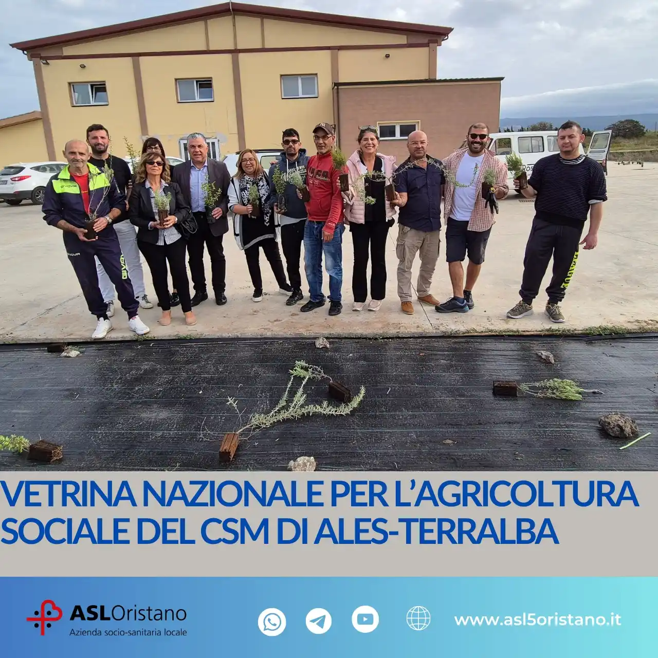 Image from Asl Oristano: 🌼 Il progetto di agricoltura sociale “Manus in terra” realizzato a Te...