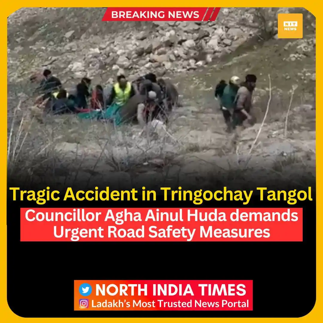 Image from North India Times: In the wake of a tragic accident in the Tringochay Tangol area, where ...