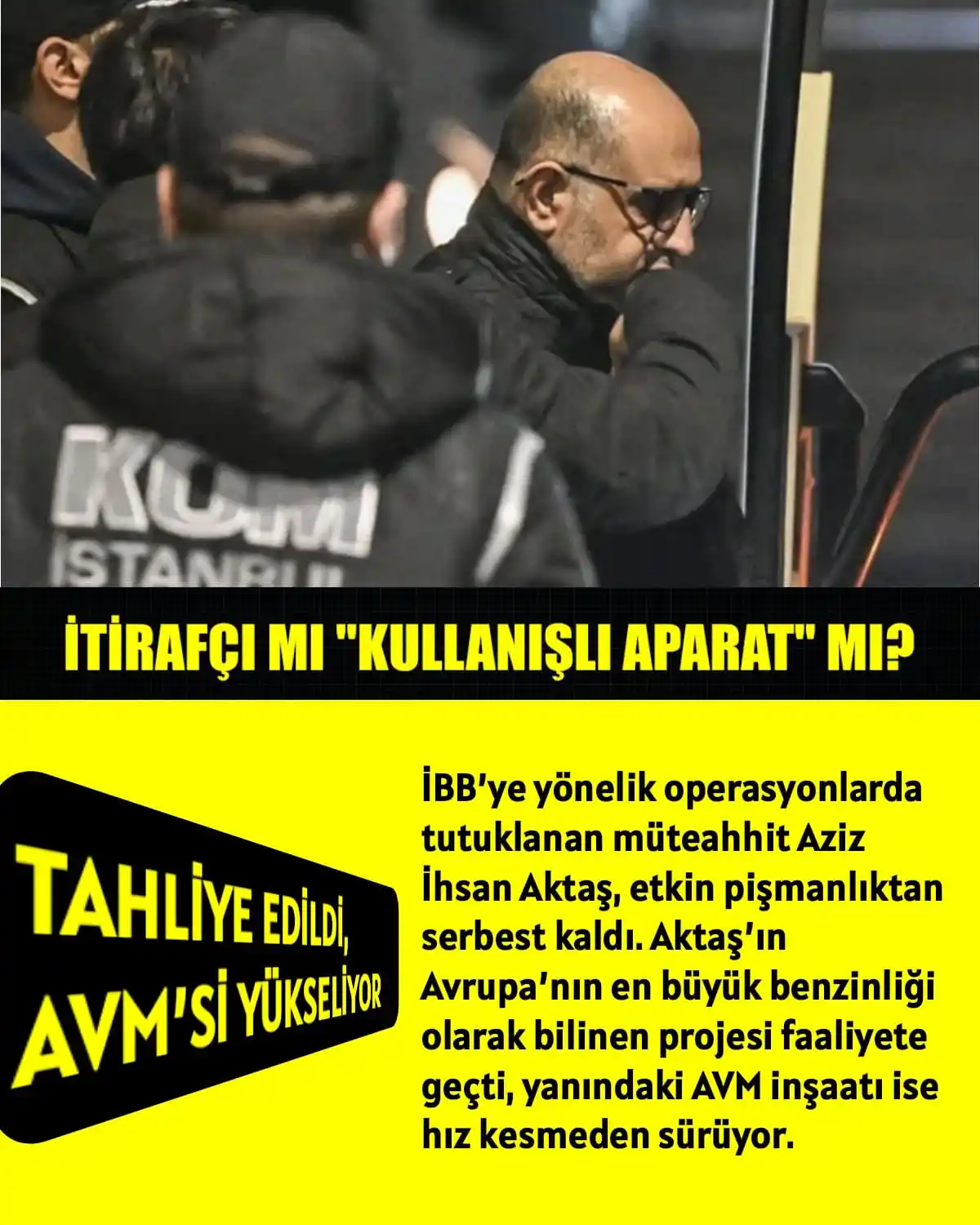Image from ÜLKÜ PINARI: İTİRAFÇI MI "KULLANIŞLI APARAT" MI? Tahliye edildi, AVM’si yükseliyor...