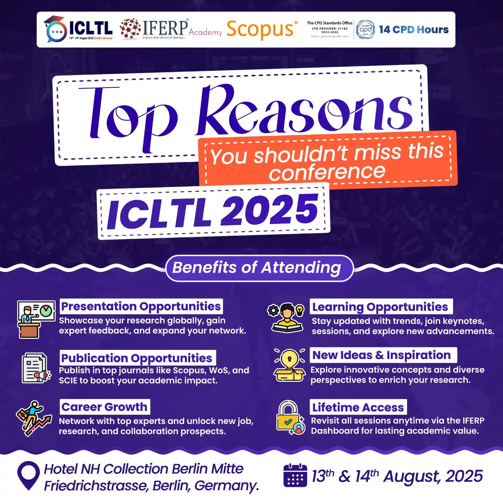 Image from IFERP: 🌍✨ Join us at the 2nd International Conference on Language Teaching a...