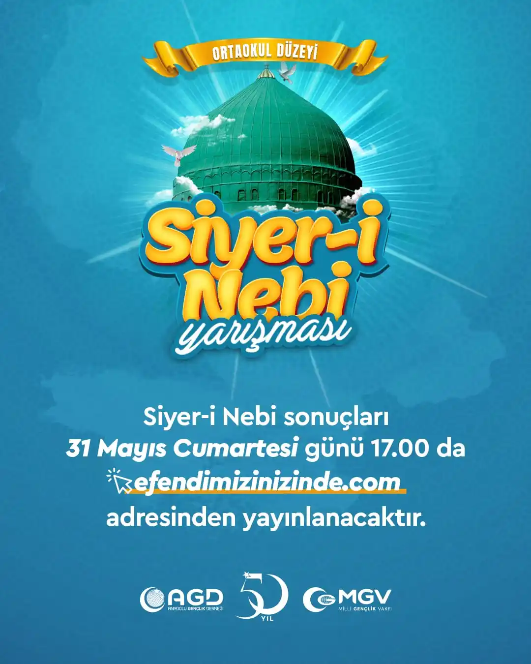 Image from AGD İstanbul: 📍Kaybedeni Olmayan Yarışma Gençler Efendimizin İzinde Siyer-i Nebi Sı...