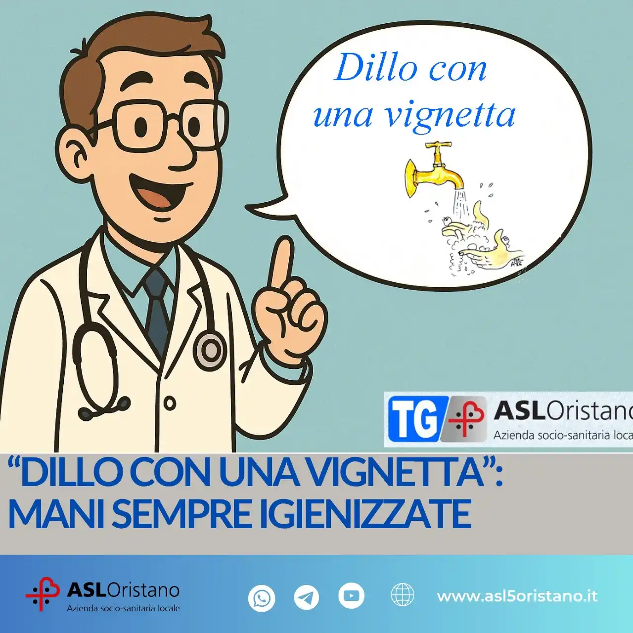 Image from Asl Oristano: ✏️ La seconda puntata della rubrica del TG ASL 5 “Dillo con una vignet...
