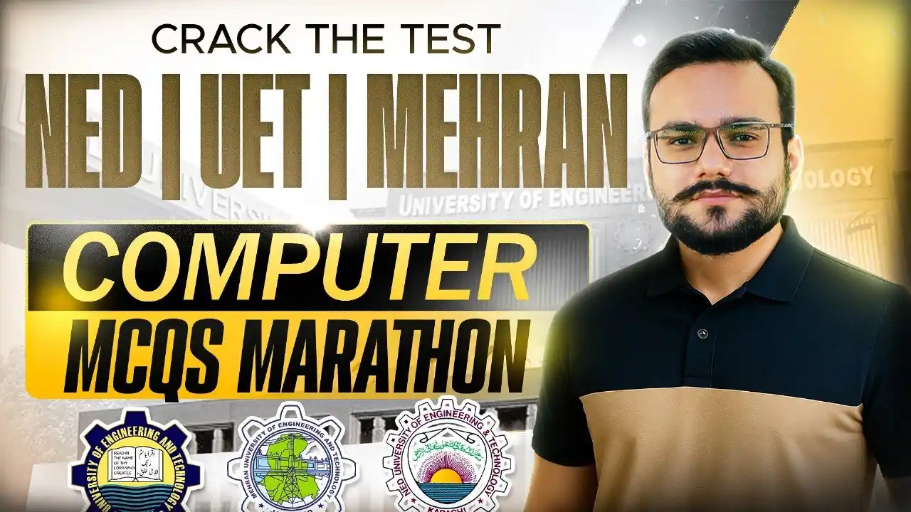 Image from Mathsflix By Hashim Zia: 🎗NED Mehran UET Ecat Computer Paper 2025 📌Computer Paper Marathon ...