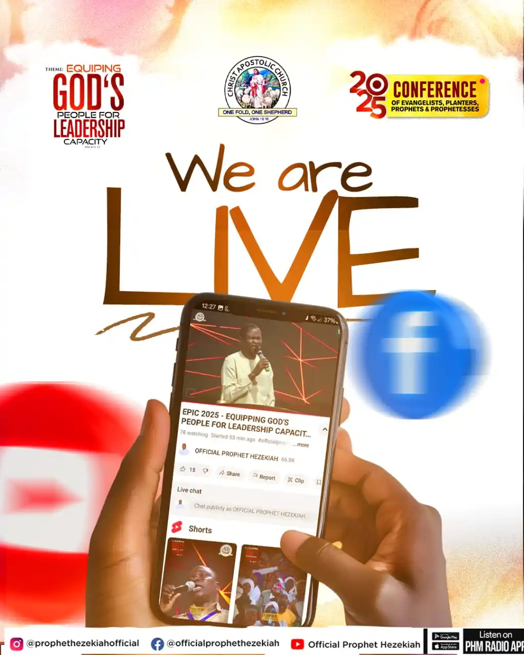 Image from Prophet/Evang. Hezekiah Oladeji: 🎤 Now Ministering: Prophet Hezekiah | EPIC 25 day 4: VIGIL The Word ...
