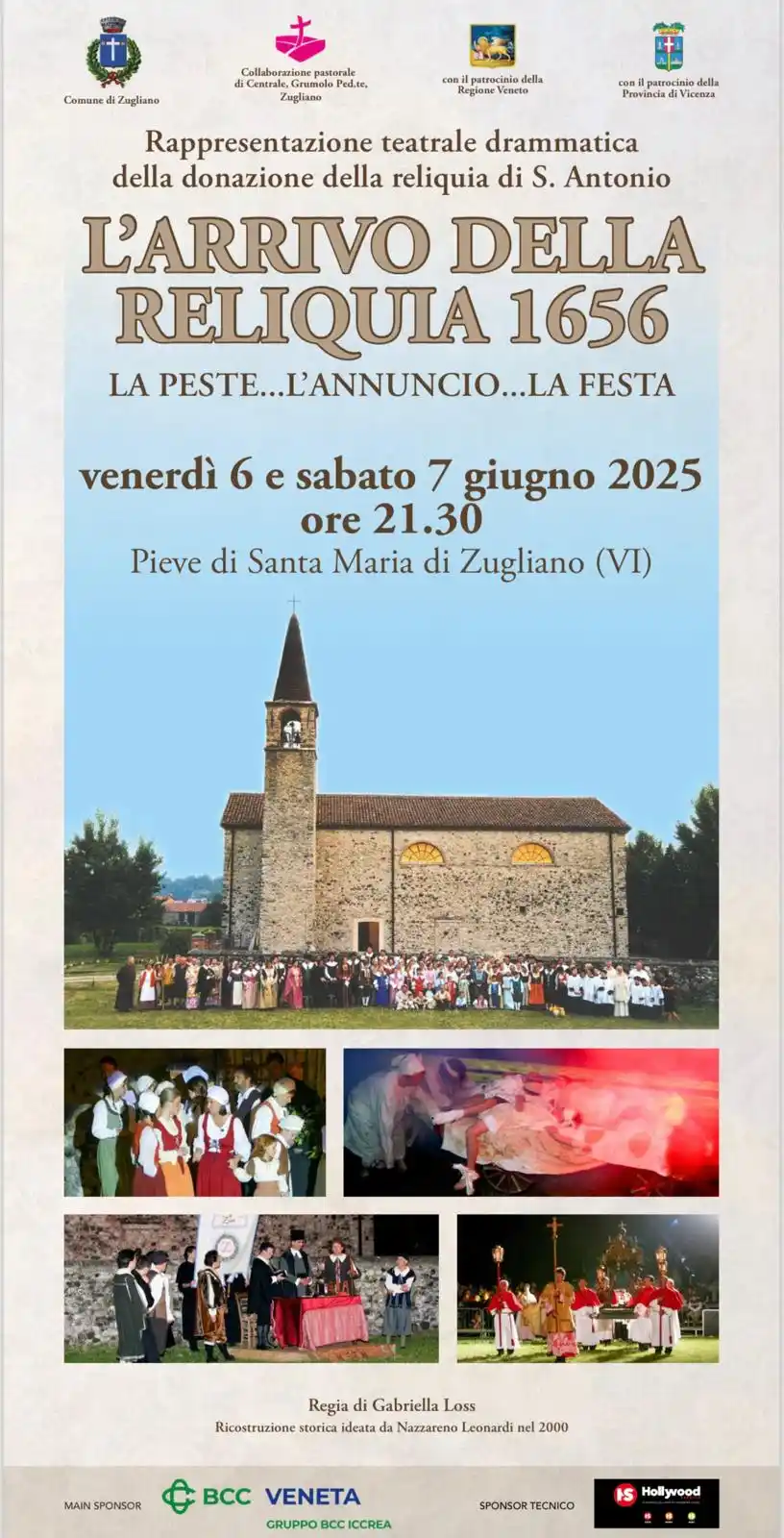 Image from Comune di Zugliano: 📣Oggi e domani andrà in scena, presso la Pieve di S.Maria a Zugliano,...