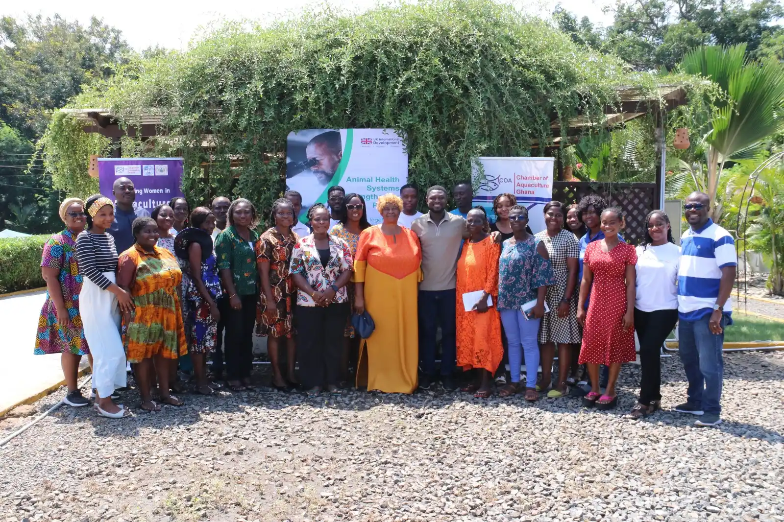 Image from Chamber of Aquaculture Ghana: On June 5, the Chamber of Aquaculture Ghana, in partnership with the D...