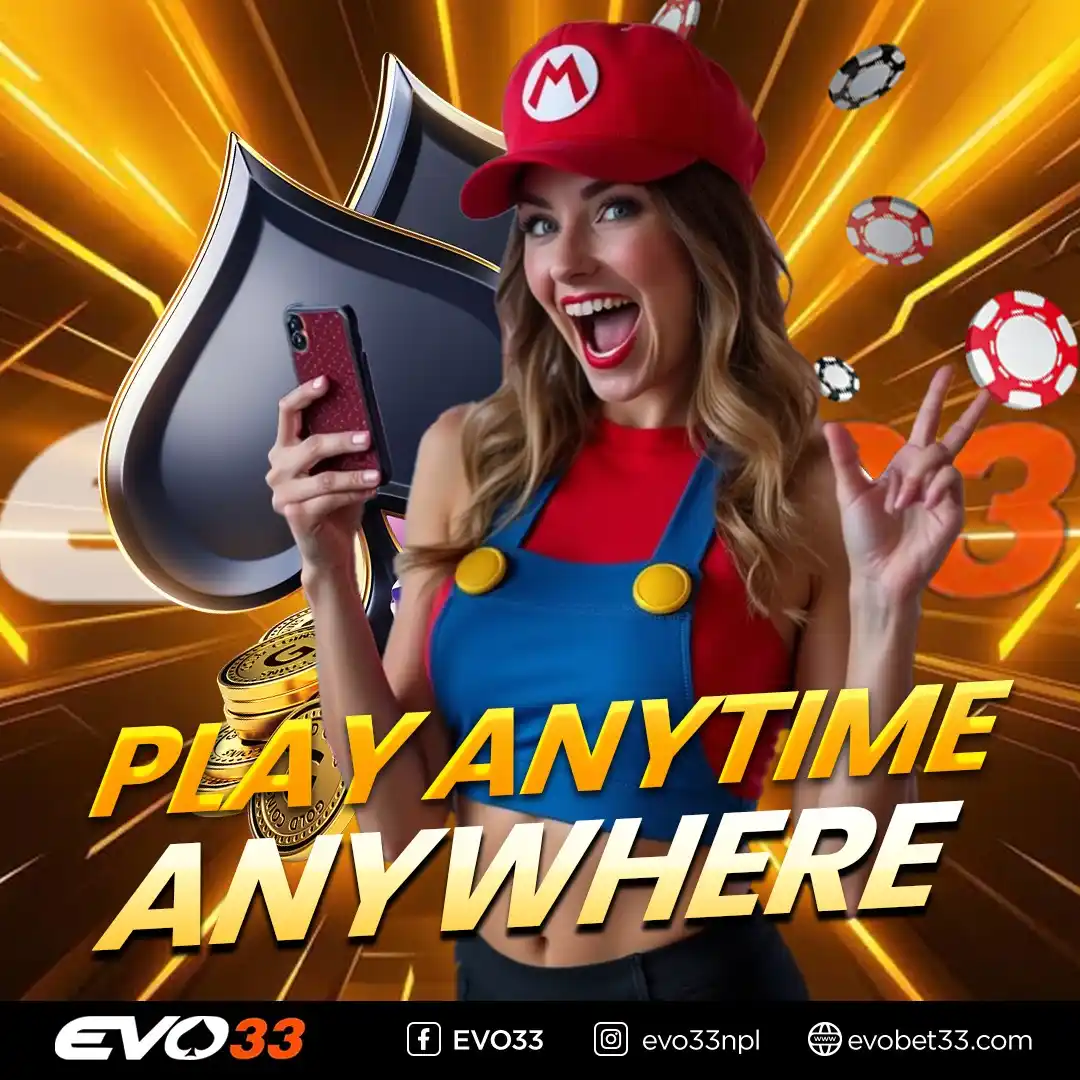 Image from EVO33 CHANNEL: 📱 Play Anytime, Anywhere Your favorite games are just a tap away – on...