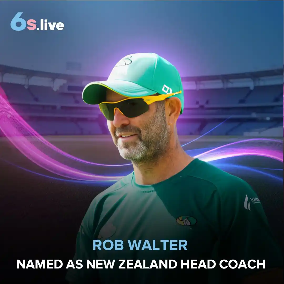 Image from Six6s - India: ✍️ Rob Walter, former South Africa coach, has been appointed as the ne...
