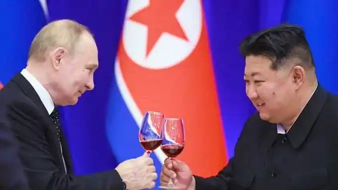 Image from ⚜️ALFA & ΩMEGA☭.🚩: *🇷🇺🤝🇰🇵 Kim Jong-un: Siempre estaremos con Rusia* El líder norcor...