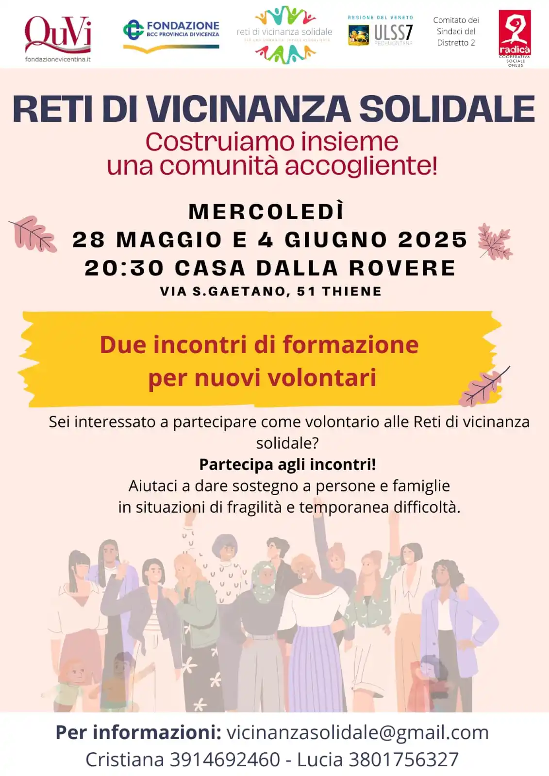 Image from Comune di Zugliano: Siamo lieti di informare che, nell'ambito del progetto *Reti di Vicina...