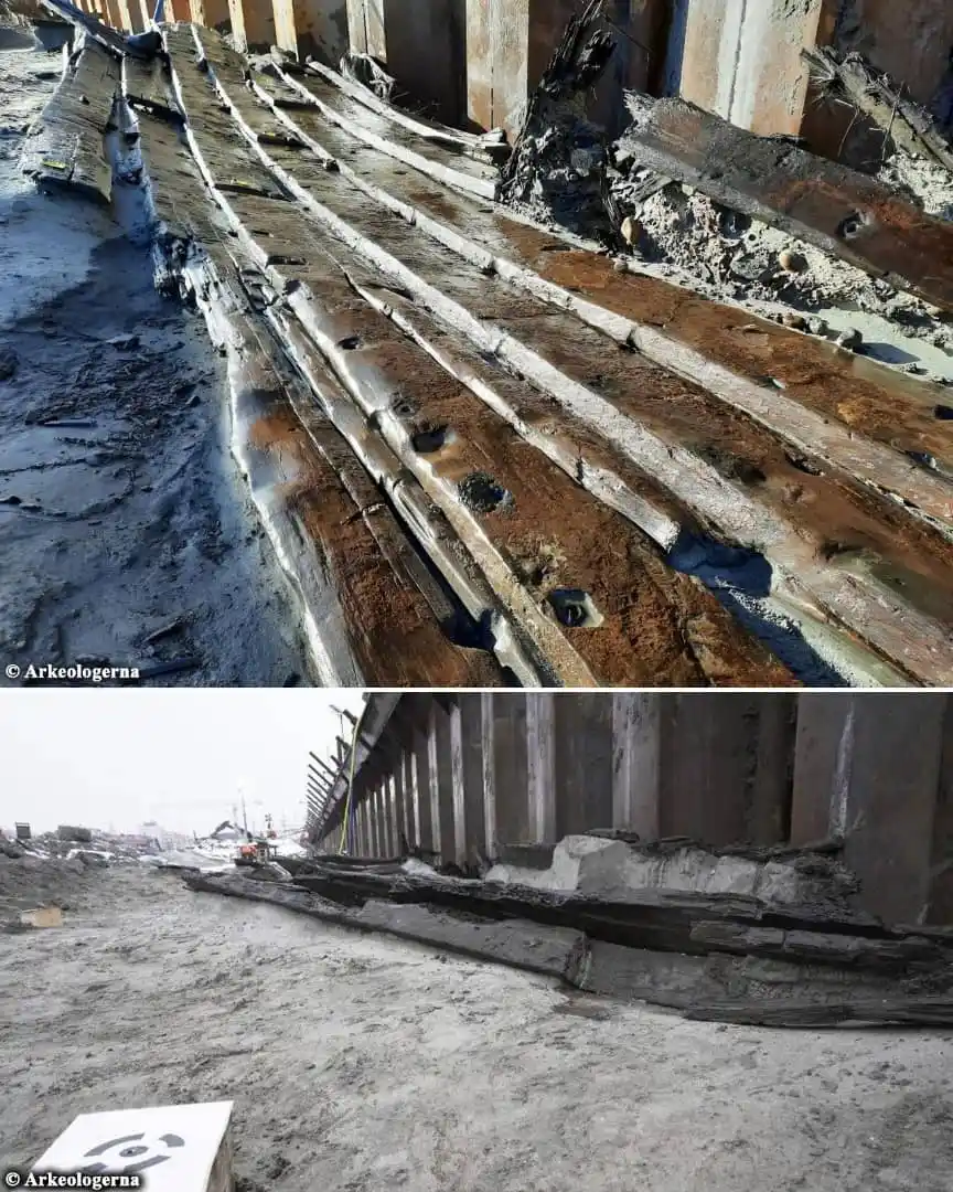 Image from Archaeology News Online Magazine: Six centuries-old shipwrecks unearthed in Sweden reveal secrets of med...