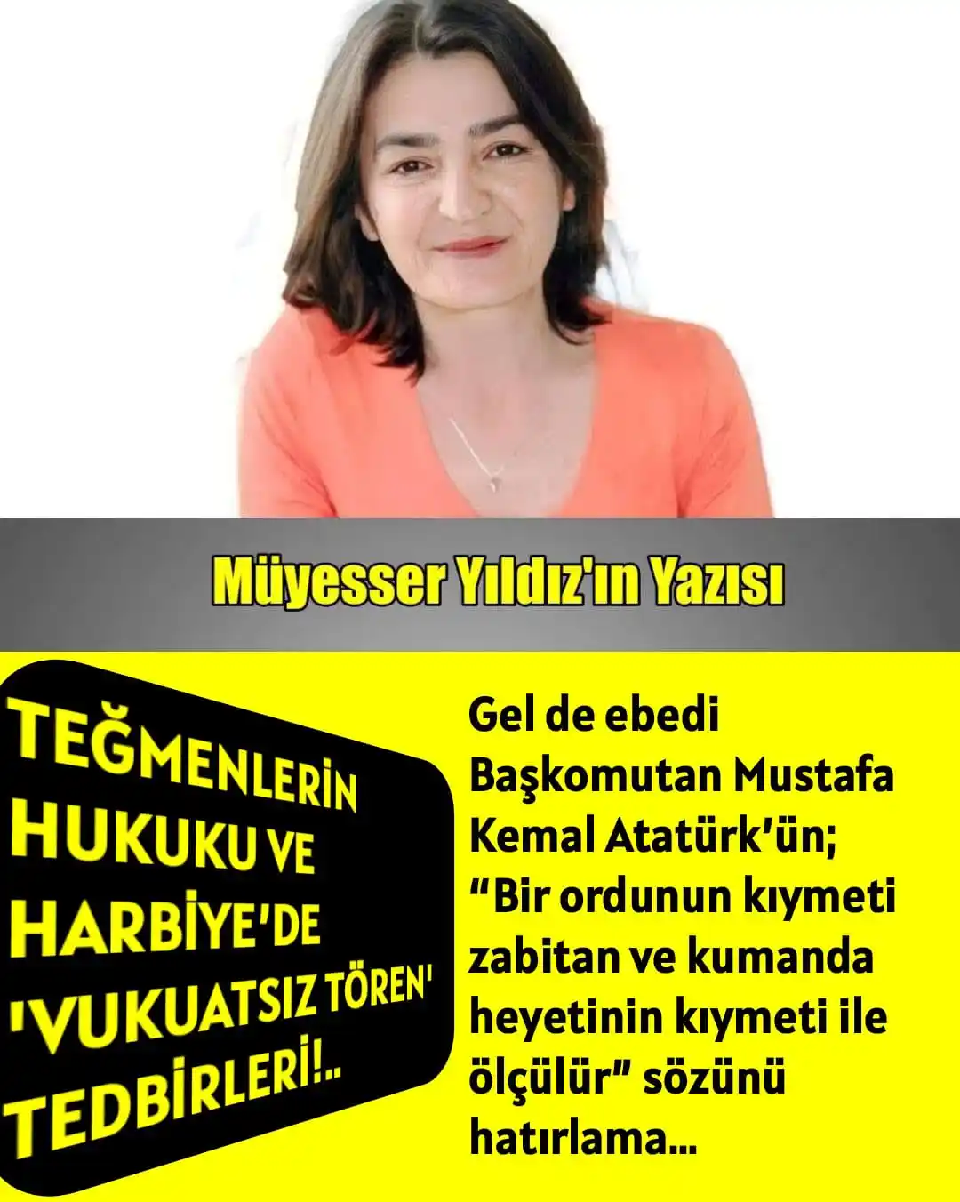Image from ÜLKÜ PINARI: TEĞMENLERİN HUKUKU VE HARBİYE’DE 'VUKUATSIZ TÖREN' TEDBİRLERİ!.. Geçe...