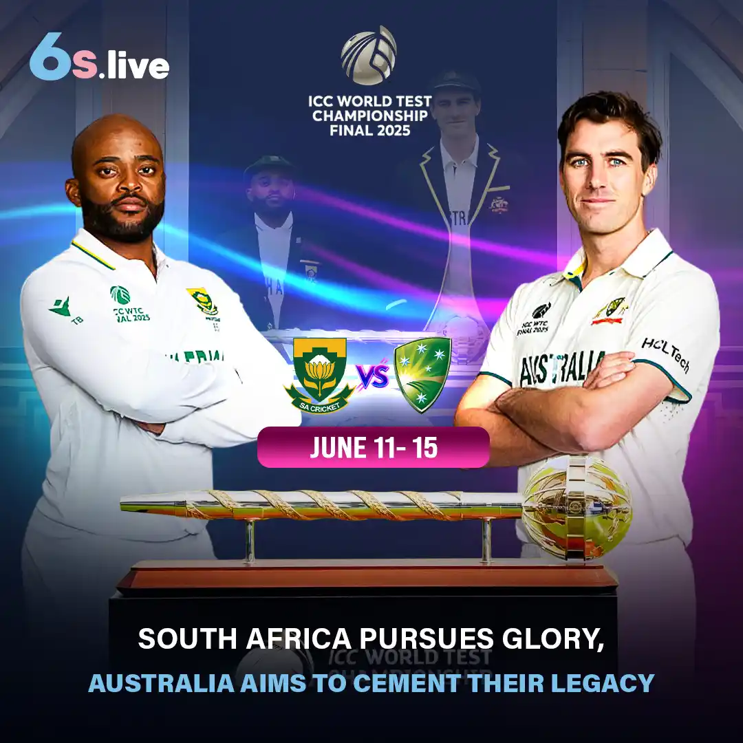 Image from Six6s - India: 👑🔥The ICC World Test Championship Final 2025 at Lord’s, London, is m...