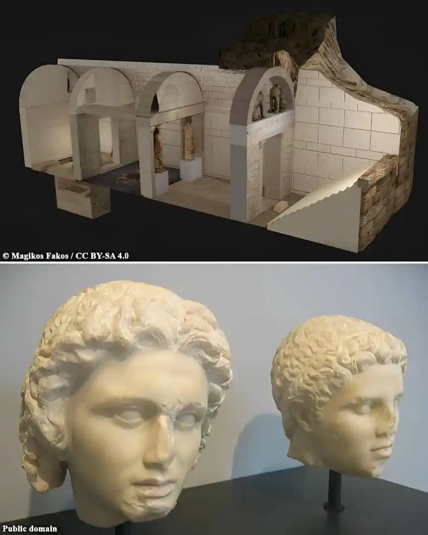 Image from Archaeology News Online Magazine: Tomb built for Alexander the Great’s best friend, Hephaestion, aligned...