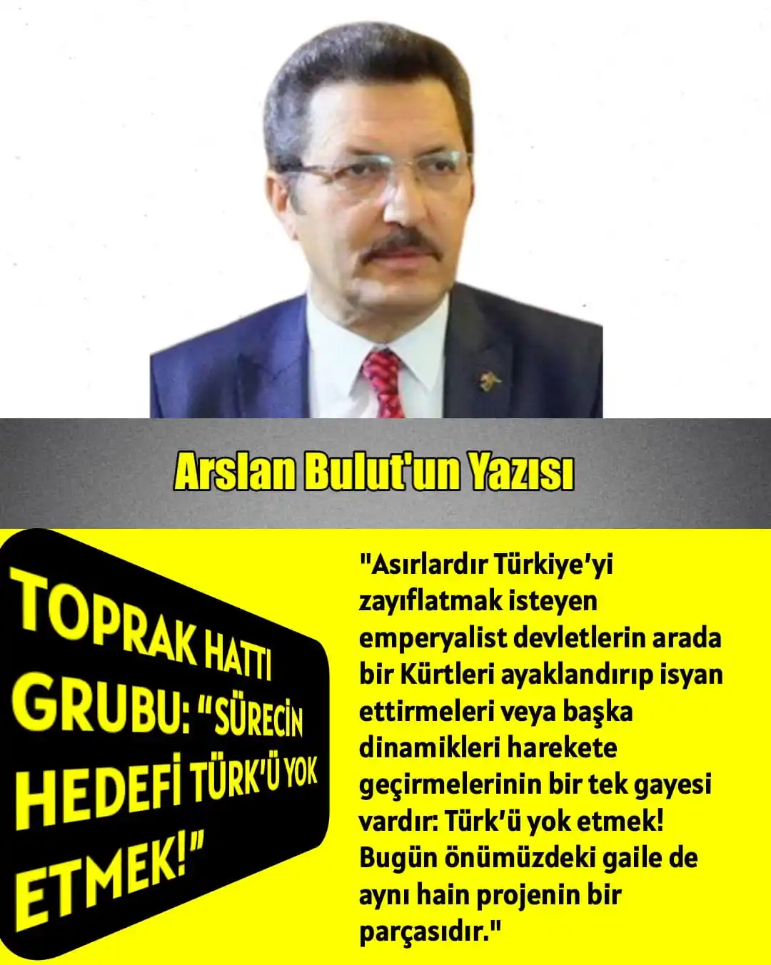 Image from ÜLKÜ PINARI: TOPRAK HATTI GRUBU: “SÜRECİN HEDEFİ TÜRK’Ü YOK ETMEK!”  Öncülüğünü Pro...