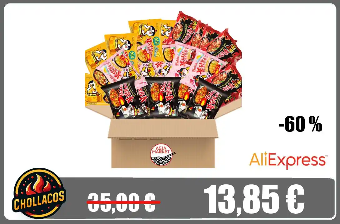 Image from Chollacos: 🔥 *16 PAQUETES COMIDA ASIÁTICA* <a class="text-blue-500 hover:under...