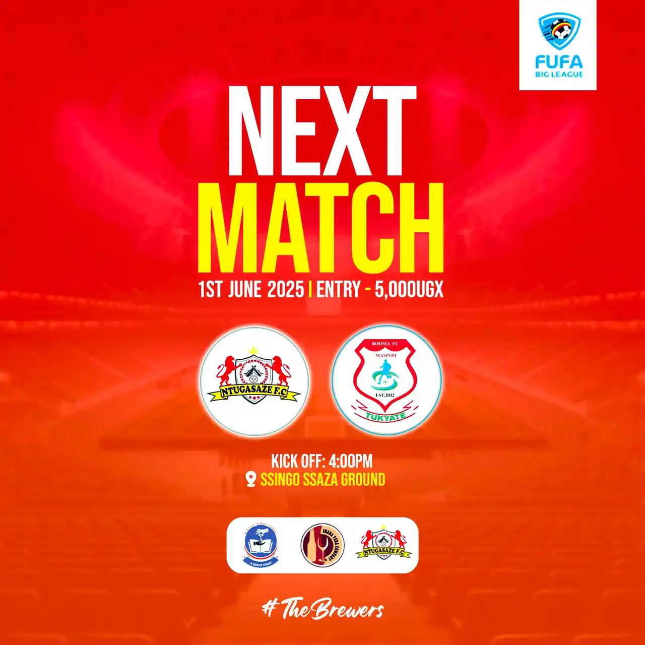 Image from NTUGASAZE FOOTBALL CLUB: Absolutely — tomorrow is the day to SEAL it!   Ntugasaze FC vs Booma F...