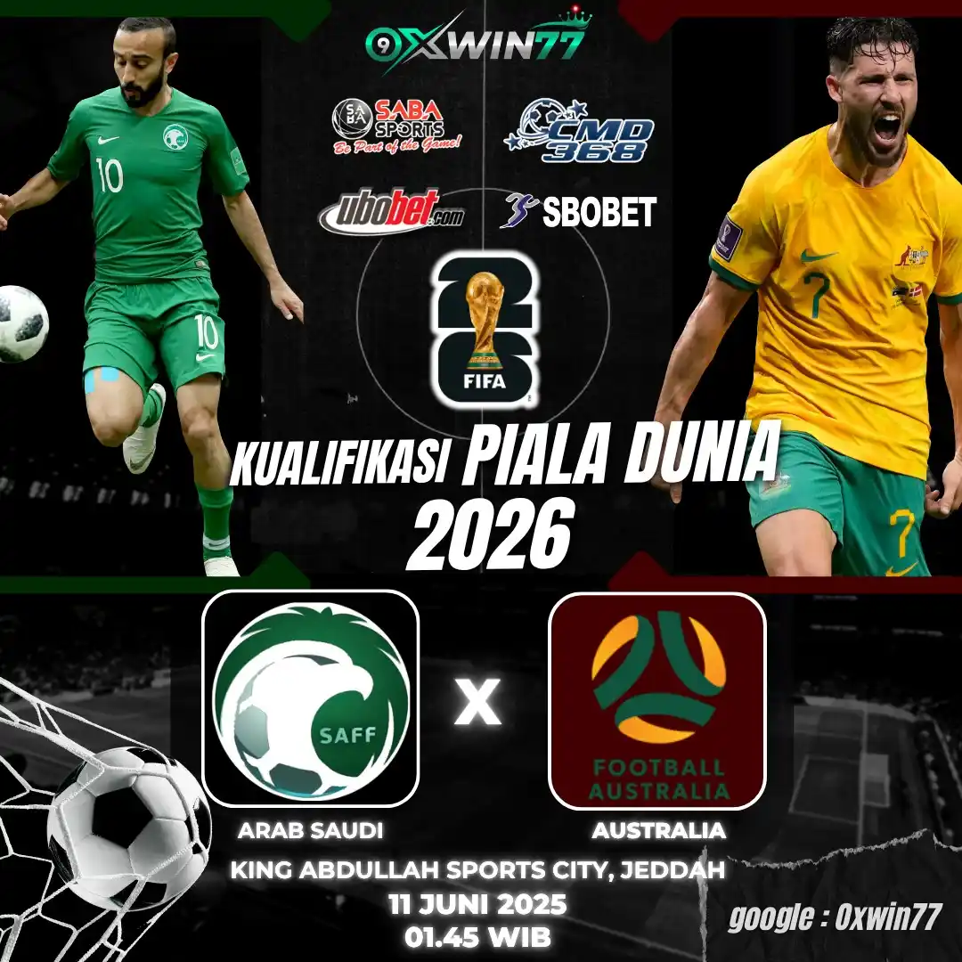 Image from INFO POLA GACOR HARI INI: australia siap permalukan arabsaudi ? langsung saja bet di Oxwin77 <...