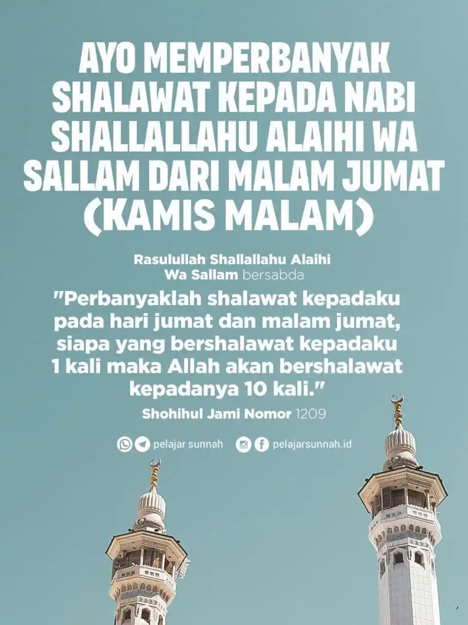 Image from PELAJAR SUNNAH: AYO MEMPERBANYAK SHALAWAT KEPADA NABI SHALLALLAHU ALAIHI WA SALLAM DAR...