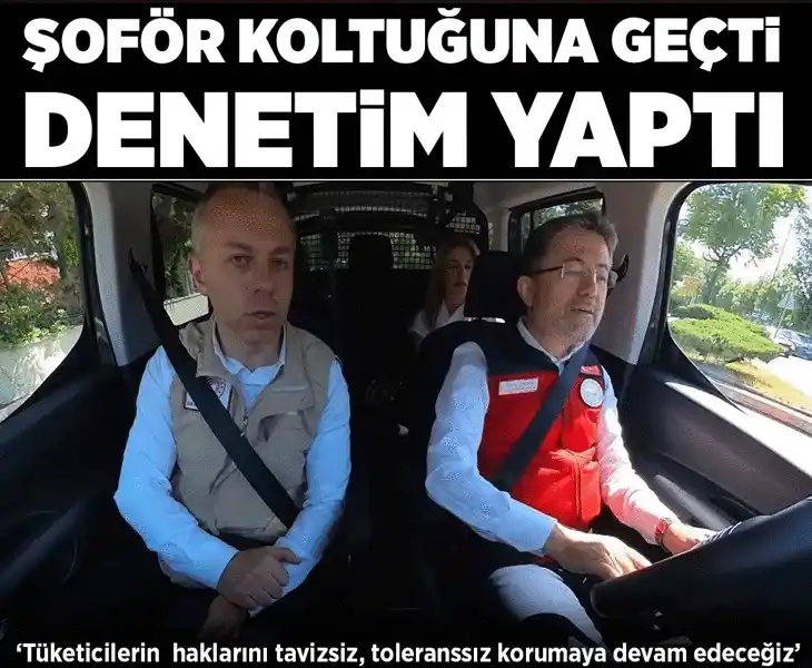 Image from Milliyet: Bakan Yumaklı’dan direksiyon başında denetim https://www.milliyet.com...