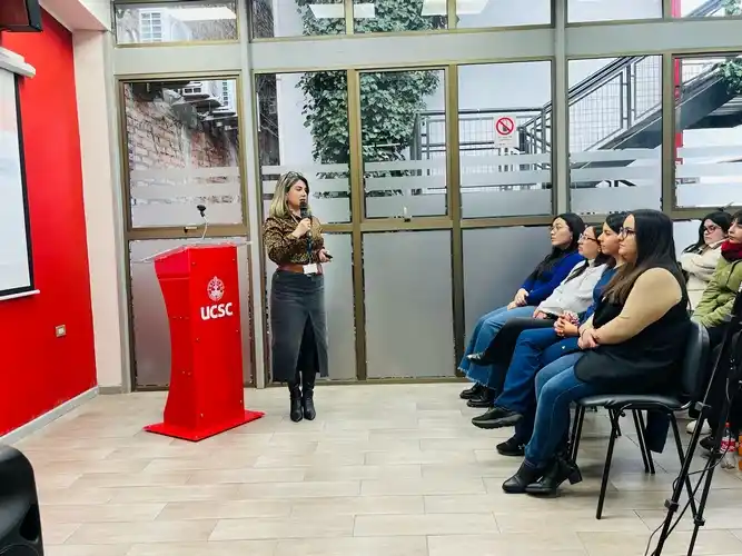 Image from Chillan OnLine: Charla sobre salud infantil reunió a estudiantes del Instituto Tecnoló...