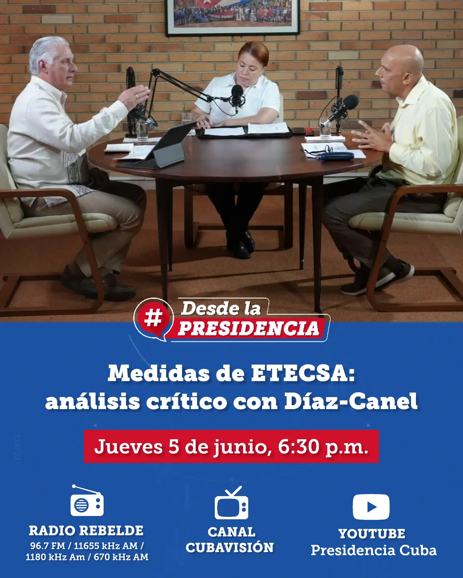 Image from Miguel Díaz-Canel Bermúdez: 🇨🇺| Con un tema de alta sensibilidad vuelve *<a class="text-blue-500...