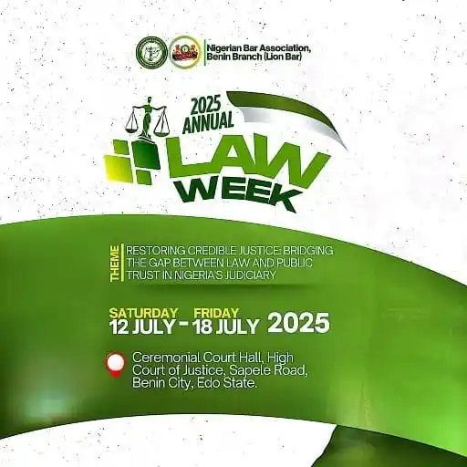 Image from Legallinkz.com: * Date: Saturday, 12th July – Friday, 18th July, 2025 * Venue: Ceremon...