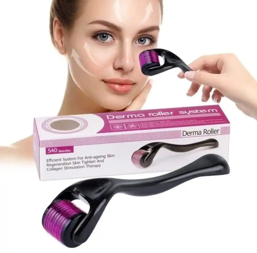 Image from شركة الهلال للتجارة والتسويق: Derma roller 🤩🤩 تعمل دارمارولر على تحفيز الكولاجين ومحاربةالتجاعيد💯...