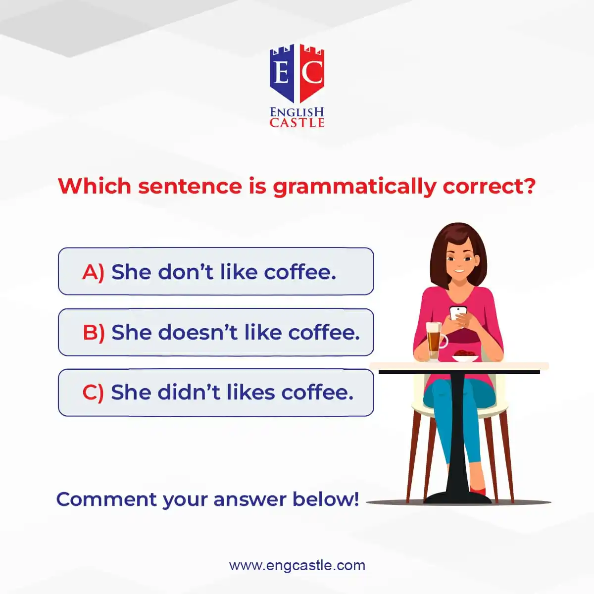 English Castle Tr post