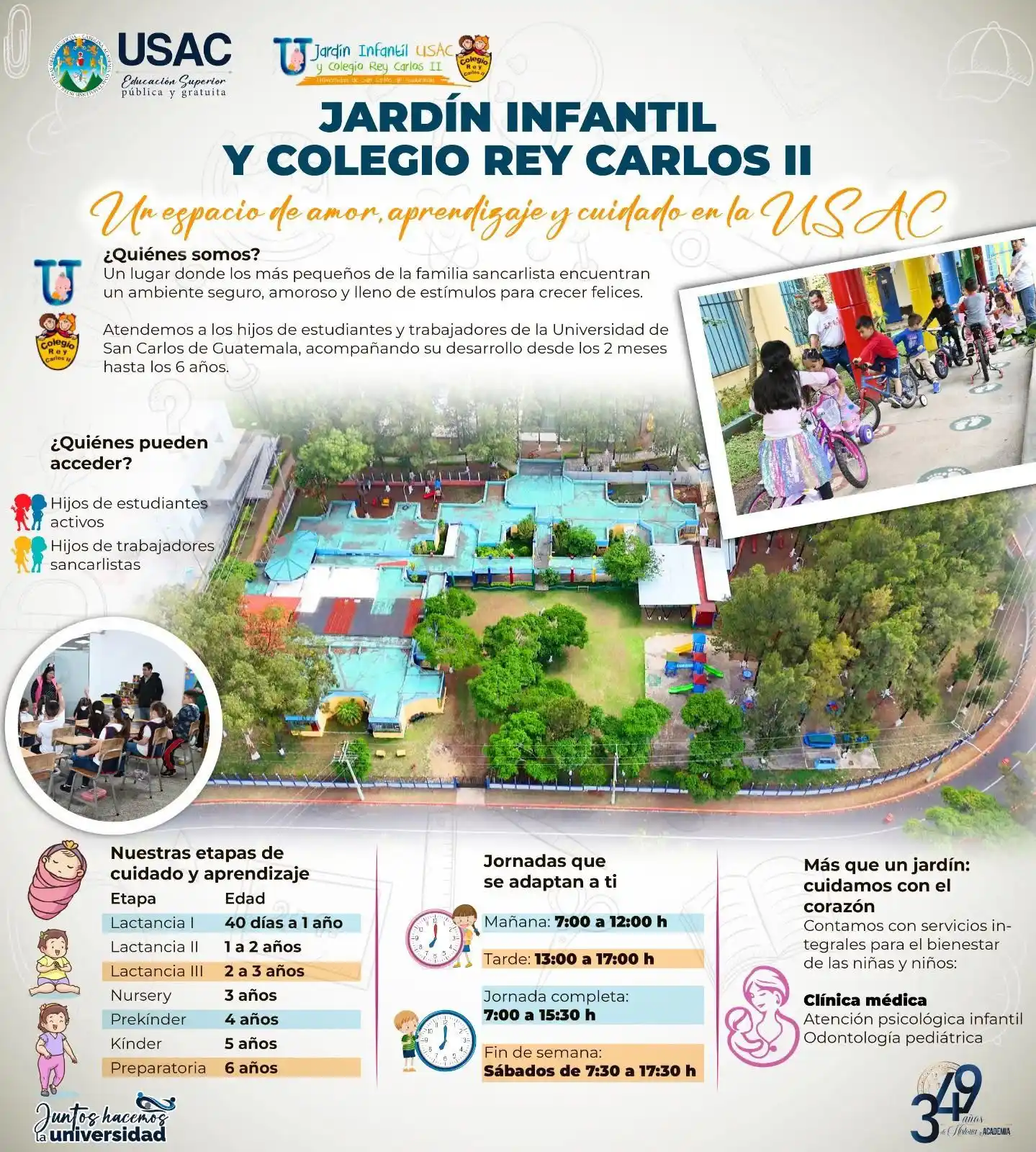 Image from Universidad de San Carlos de Guatemala: 👶🏽💛 En la Universidad de San Carlos de Guatemala también cuidamos d...