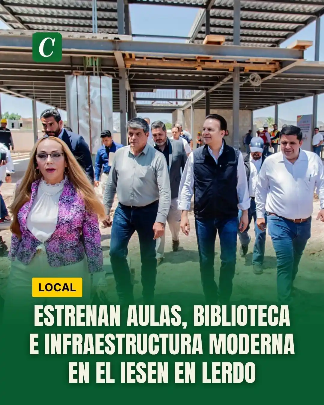 Image from Contexto de Durango : Estrenan aulas, biblioteca e infraestructura moderna en el IESEN en Le...