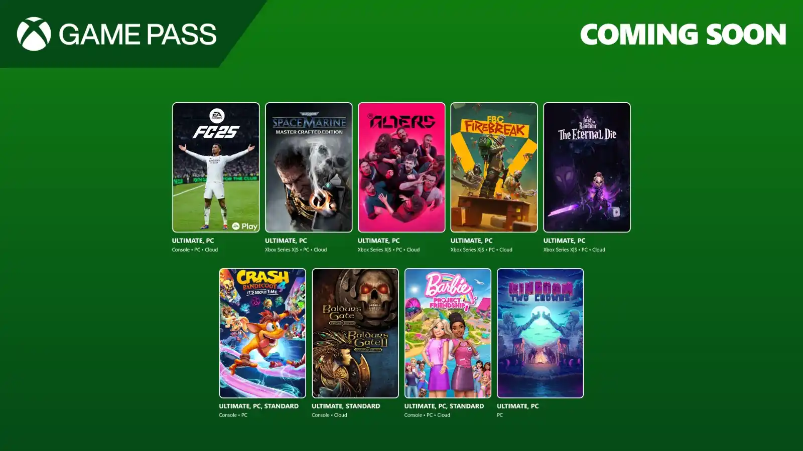 Image from Gamers Den MY: ‼️ Game Updates ‼️ Ini antara game-game yang bakal masuk Xbox Game Pa...