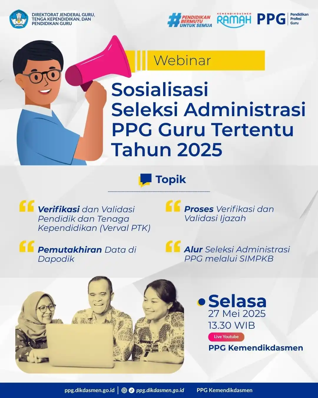 Image from BGTK NTT: Hai Sahabat GTKPG! 💡 Sebagai upaya mewujudkan guru profesional, komp...