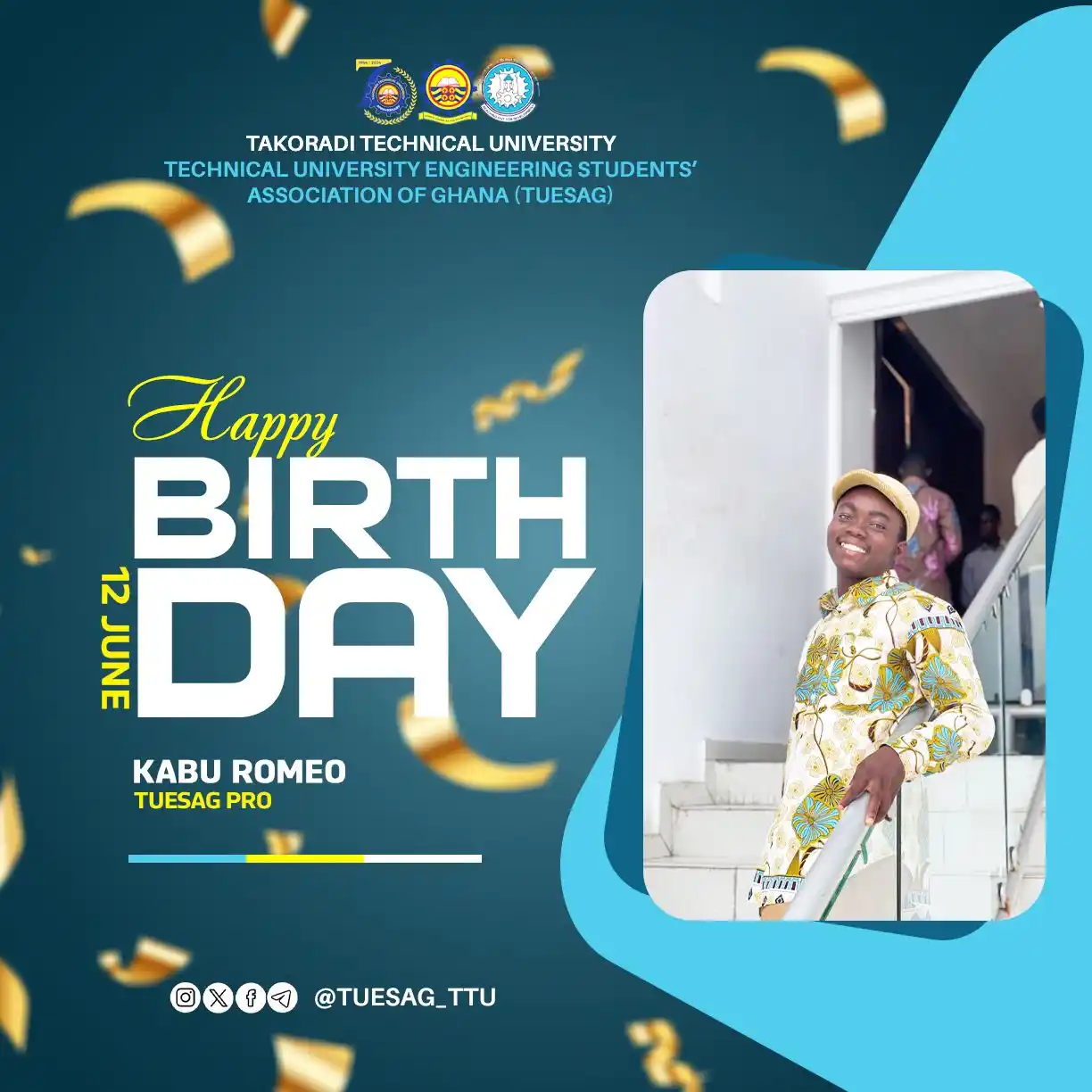 Image from Dash Lantern Media Group Official: Happy Birthday Kabu Akrofi Romeo, TUESAG PRO!🎉 Wishing you a day as ...