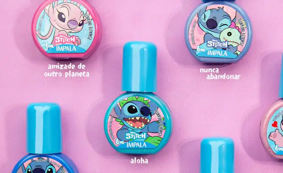 Image from Mundo do Marketing: *Impala lança coleção infantil inspirada em Stitch* _Marca aposta no u...