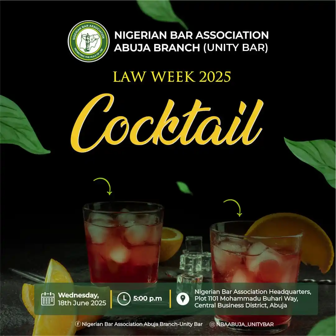 Image from Legallinkz.com: Join the Nigerian Bar Association, Abuja Branch (Unity Bar) for an eve...