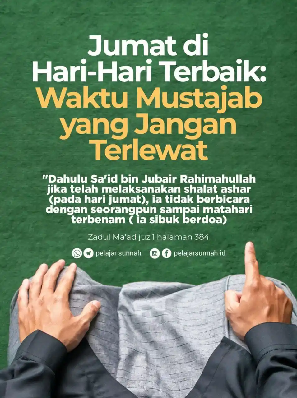 Image from PELAJAR SUNNAH: Jumat di Hari-Hari Terbaik: Waktu Mustajab yang Jangan Terlewat 🤲🤲🤲...