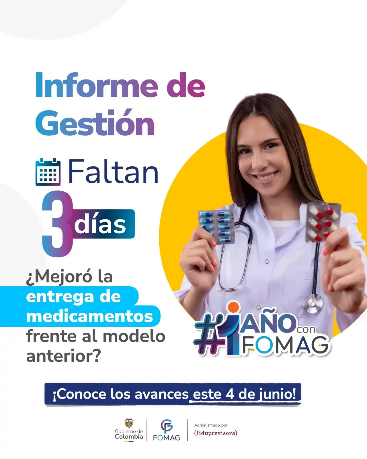 Image from FOMAG: La entrega de medicamentos era uno de los puntos más críticos del mode...