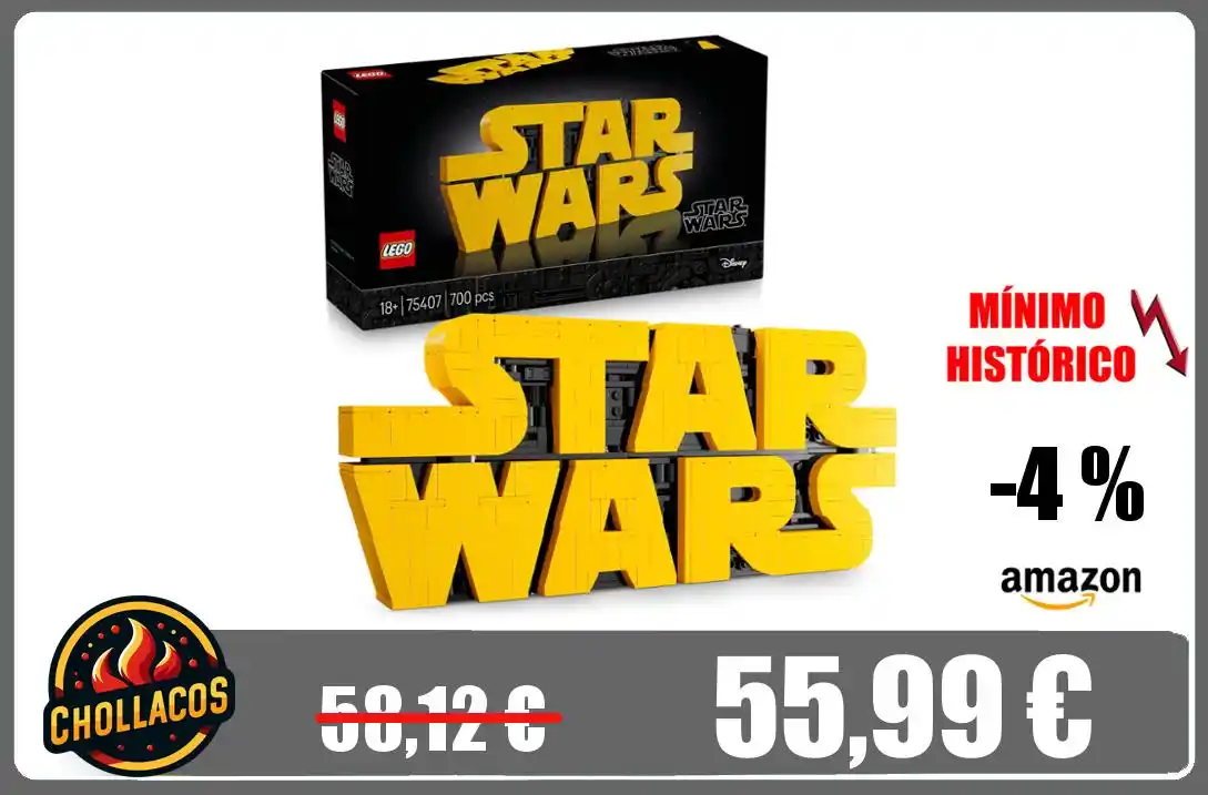 Image from Chollacos: 🔥 *LOGO STAR WARS LEGO* <a class="text-blue-500 hover:underline curso...