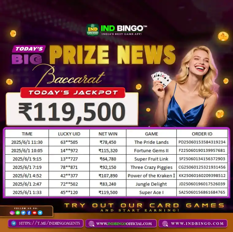 Image from INDbingo Official: ✨ M A S S I V E W I N ✨ 🎆🎆Congratulations to our lucky players❗️❗️...