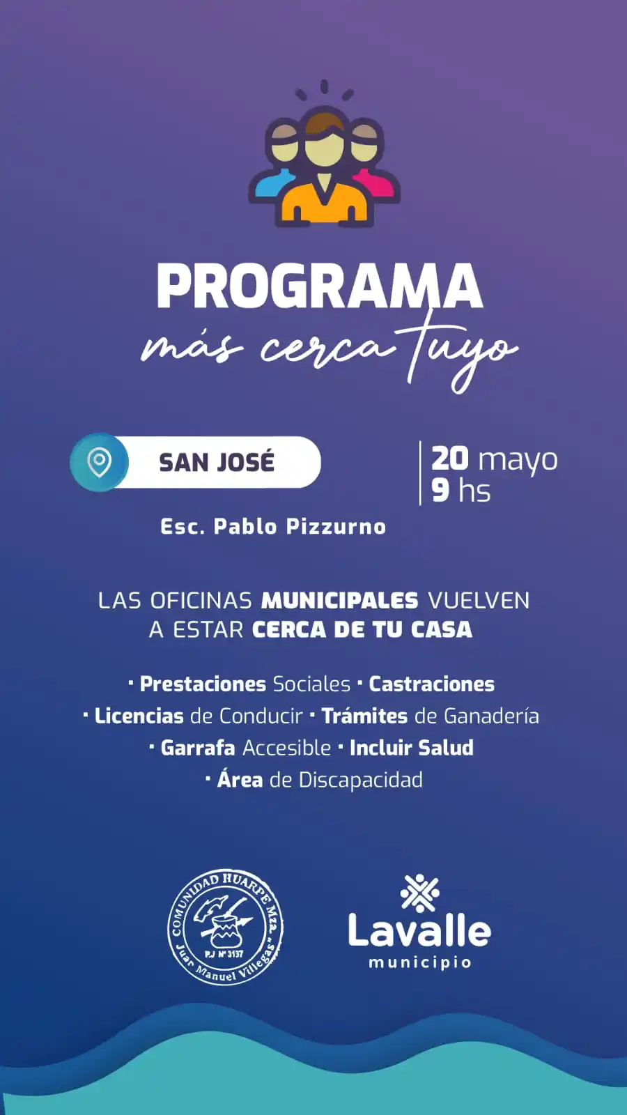 Image from Municipalidad de Lavalle: Más Cerca Tuyo, ahora en el Secano 💪 ✅ El programa que recorre nuest...