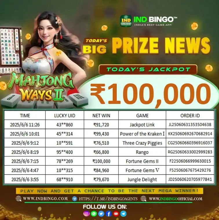 Image from INDbingo Official: ❤️ MASSIVE WIN.❗️❗️🎉 🎆Congratulations to our lucky players!!! Today'...