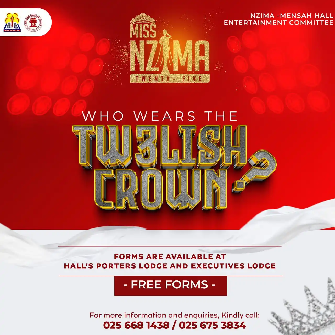 Image from Dash Lantern Media Group Official: Miss Nzima 2025 🇦🇱👑 Who Wears the Tw3lish Crown? Nzima-Mensah Hal...