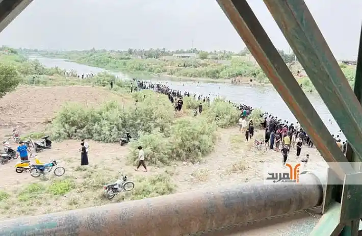 Image from المربد ALMirbad : ميسان .. انتشال جثتي فتاتين غرقتا في النهر والبحث مستمر عن شقيقتهما ال...