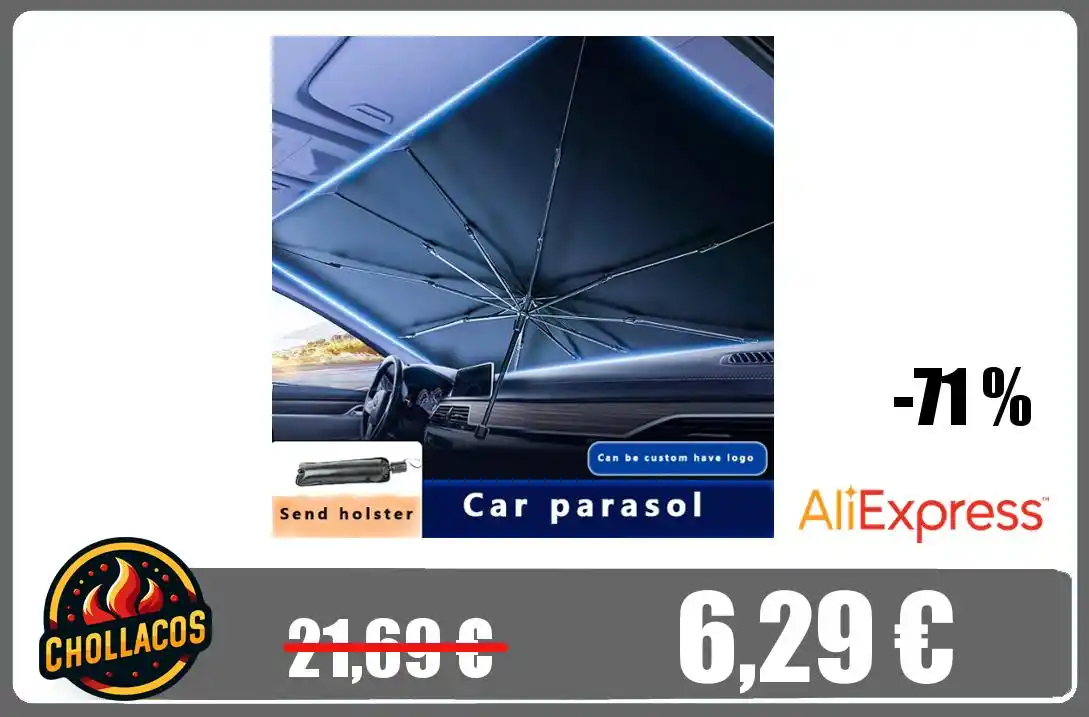 Image from Chollacos: 🔥 *PARASOL TIPO PARAGUAS* <a class="text-blue-500 hover:underline cur...